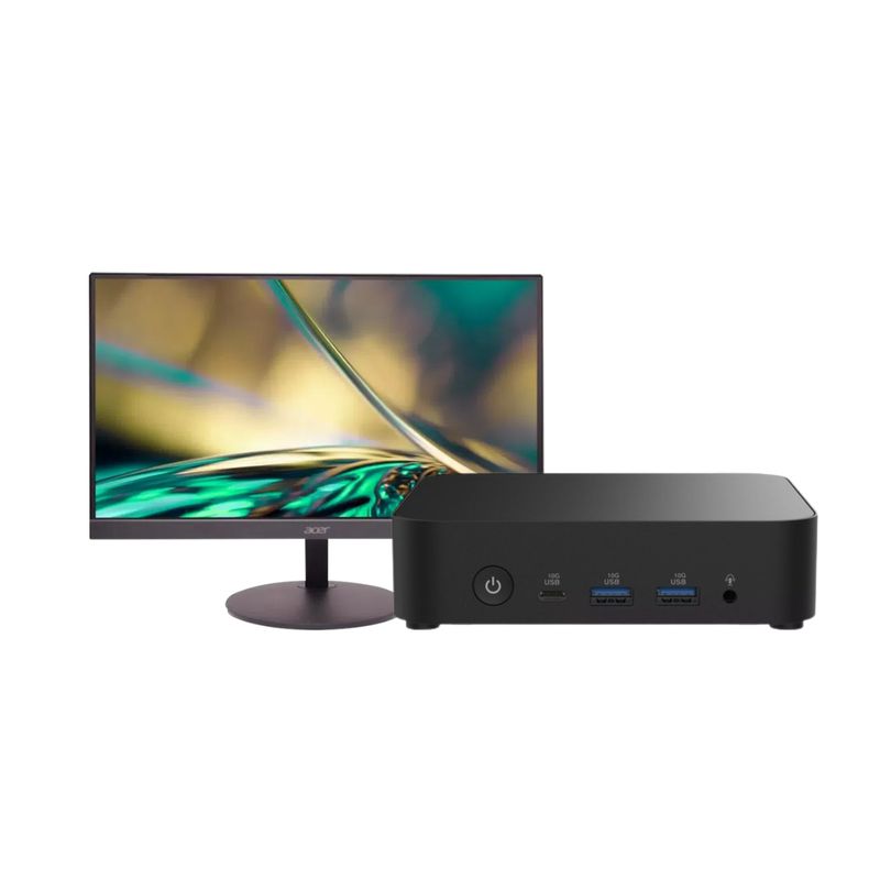 POWER GROUP - Computador NUC Intel Celeron N150-U 8GB 250GB - Monitor acer 215