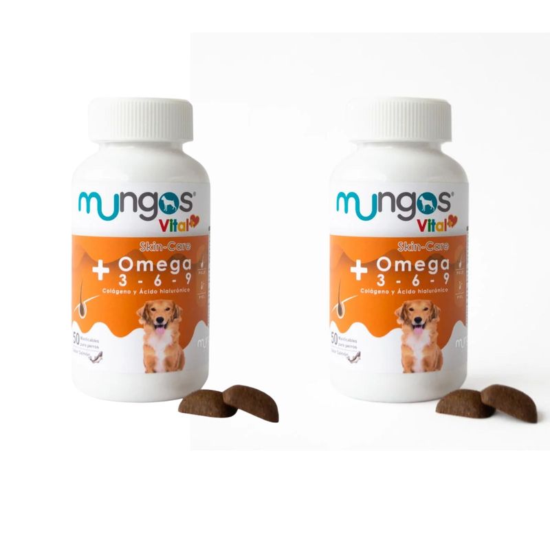 MUNGOS - Combo Mungos Omega X 2 - Masticable Perros Sabor Salmón