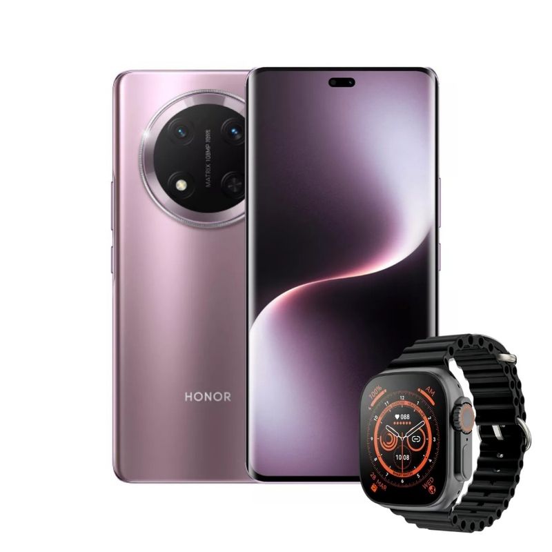 HONOR - Celular Honor Magic 7 Lite 256GB 8GB Ram Púrpura + Smartwatch