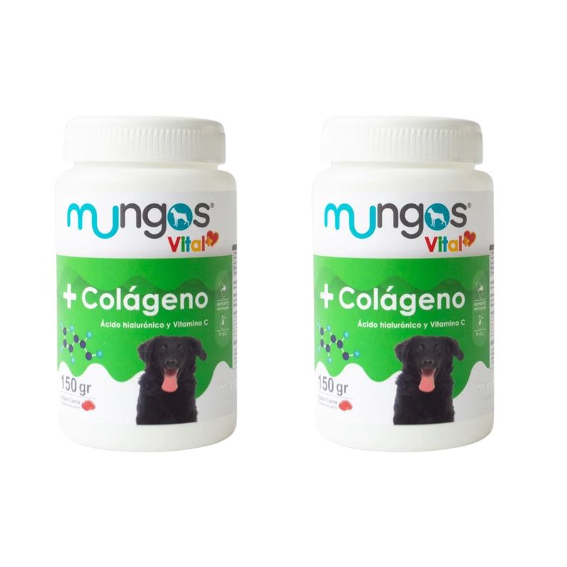 MUNGOS - Combo Mungos Colágeno X2 - Prod En Polvo Perros Sabor Carne
