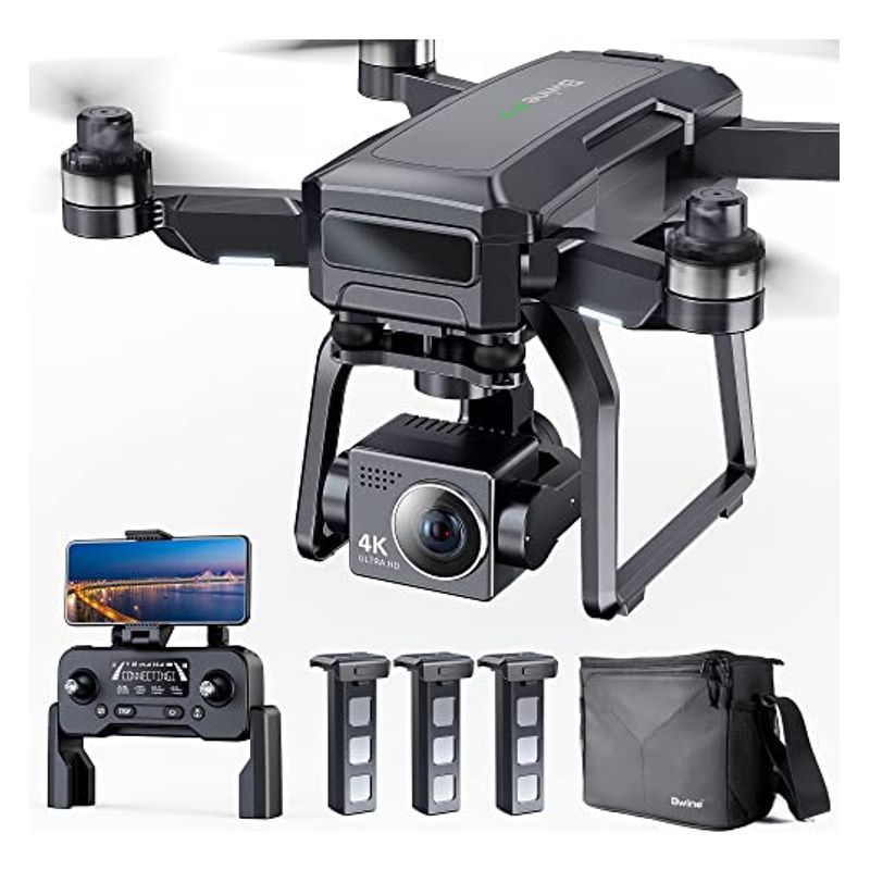 GENERICO - Drone Bwine HOCOFLOW 4K con Gimbal  Largo Alcance y Estabilidad Aérea