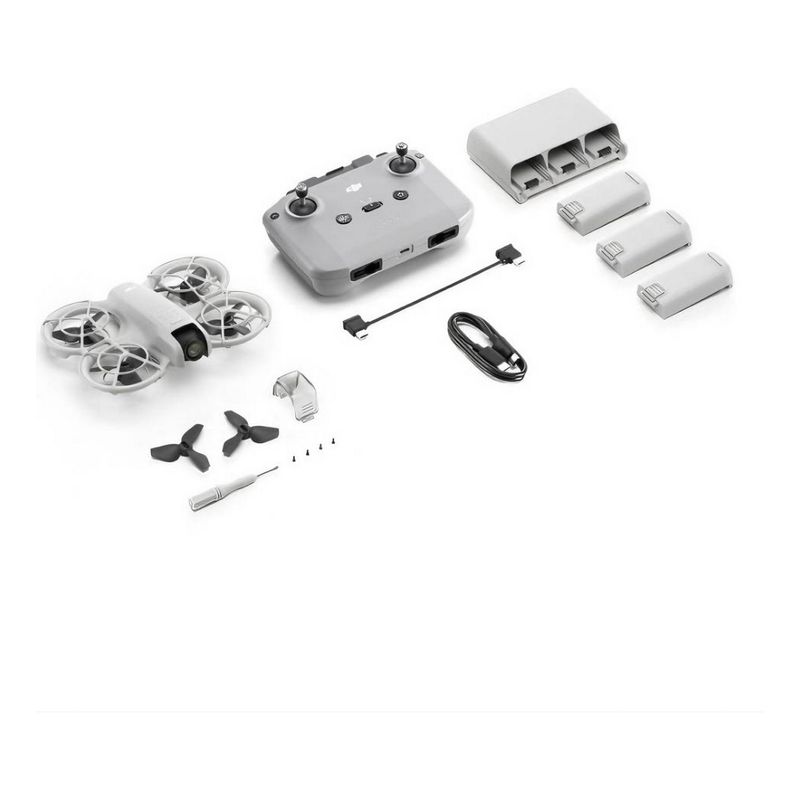 DJI - Drone DJI Neo 4K UHD Combo con 3 Baterías + Control RC-N3
