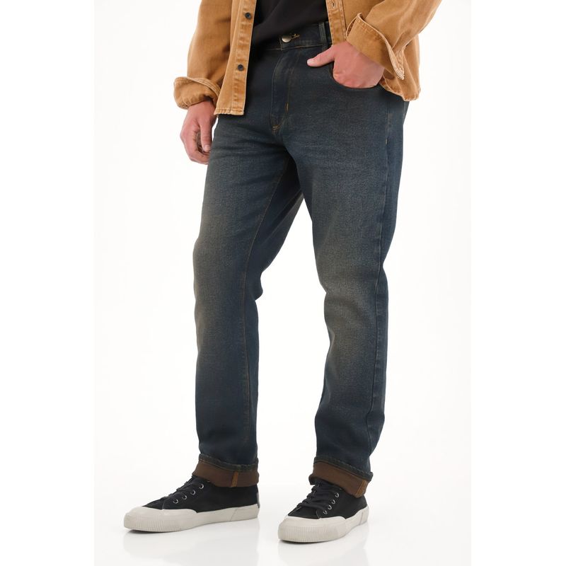 TENNIS - Jean Nudy de tono azul oscuro para hombre