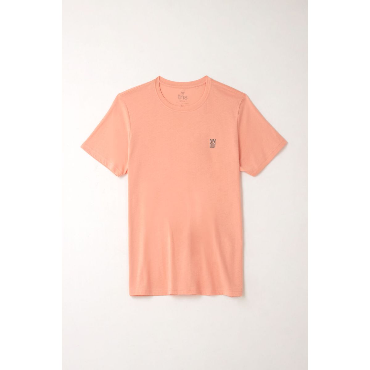TENNIS - Camiseta básica rosada para hombre