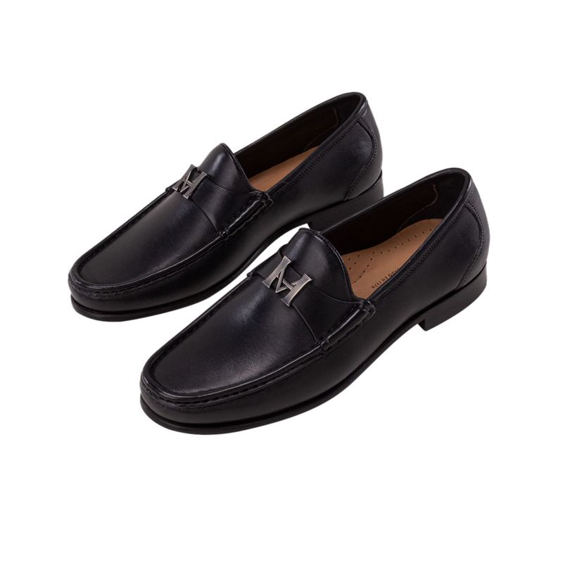 MARIO HERNANDEZ - Mocasín Vizcaya Negro Premium