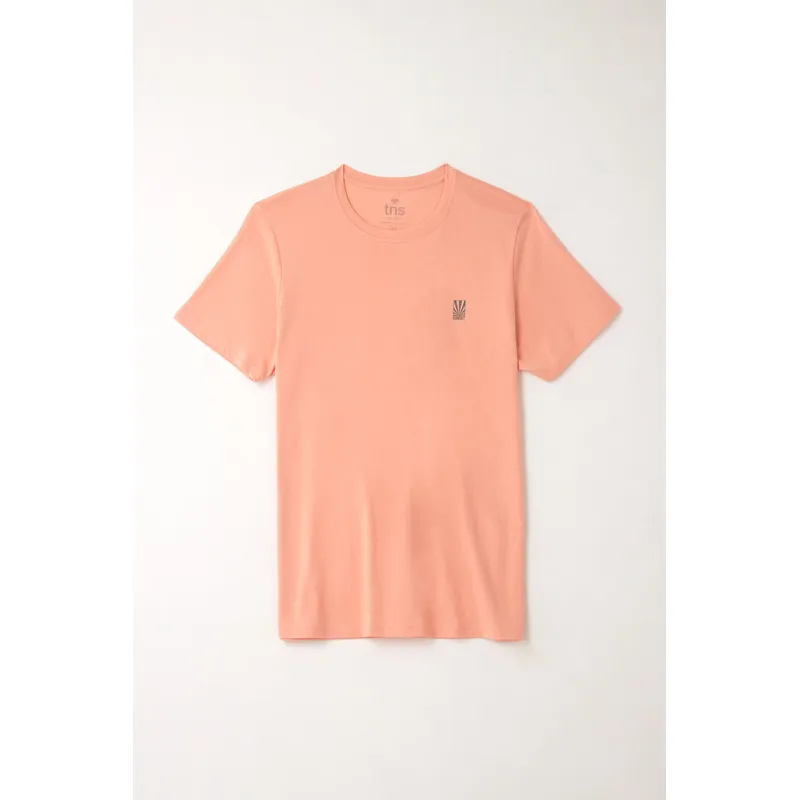 TENNIS - Camiseta básica rosada para hombre