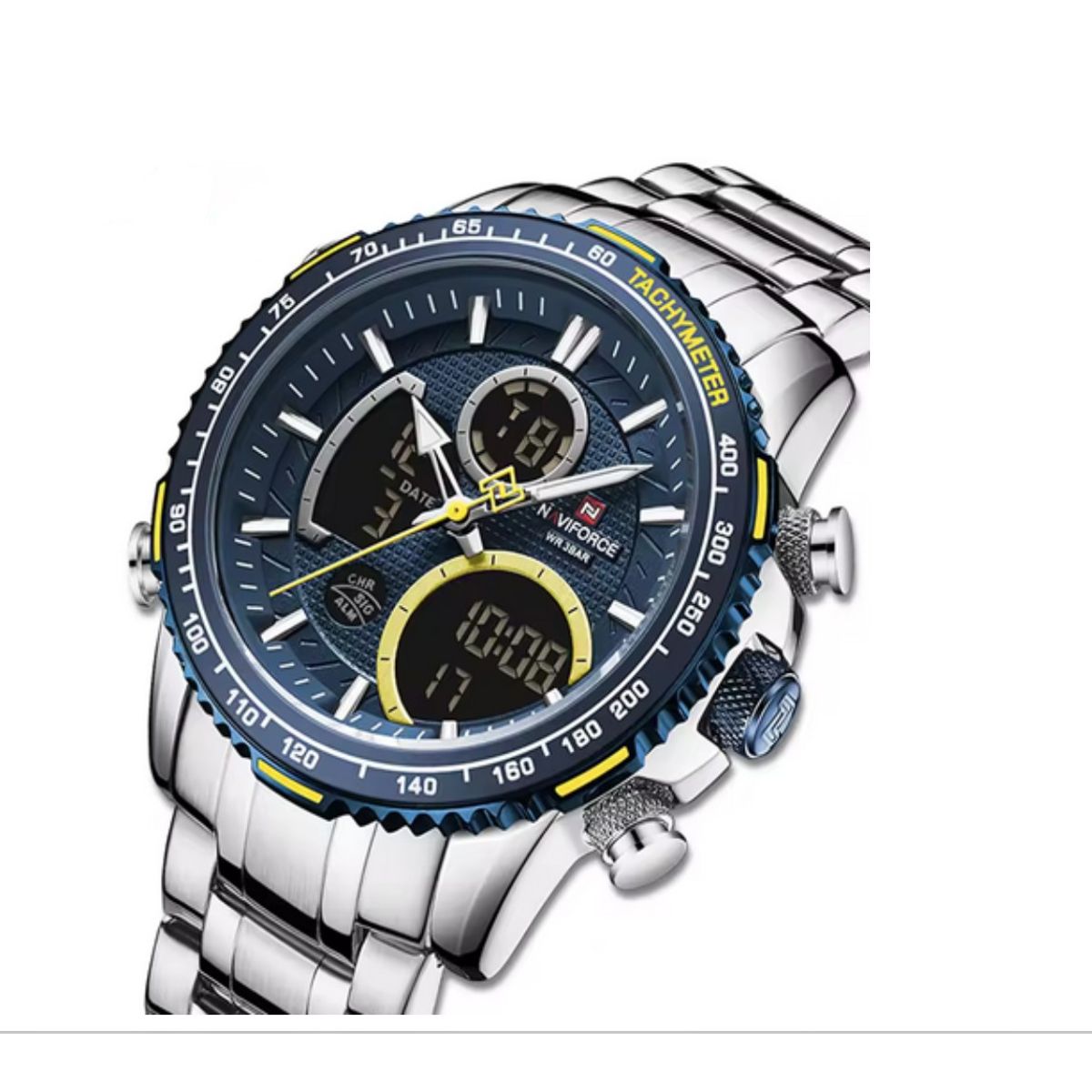 NAVIFORCE - Reloj Naviforce Nf9182 Hombre Cuarzo Negro Hebilla