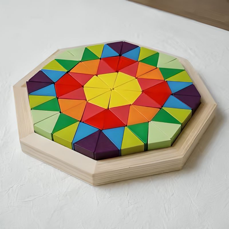 GENERICO - Rompecabezas Mandala de Madera