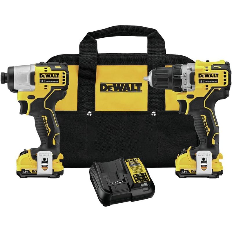 DEWALT - Taladro inalámbrico 12V MAX DEWALT XTREME DCK221F2