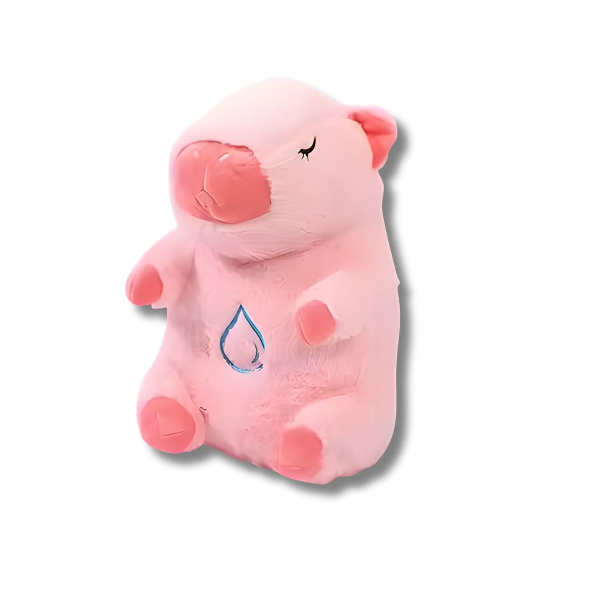 GENERICO - Peluche capibara dormilon - rosado