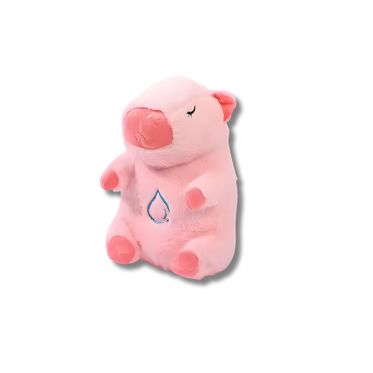 GENERICO - Peluche capibara dormilon - rosado