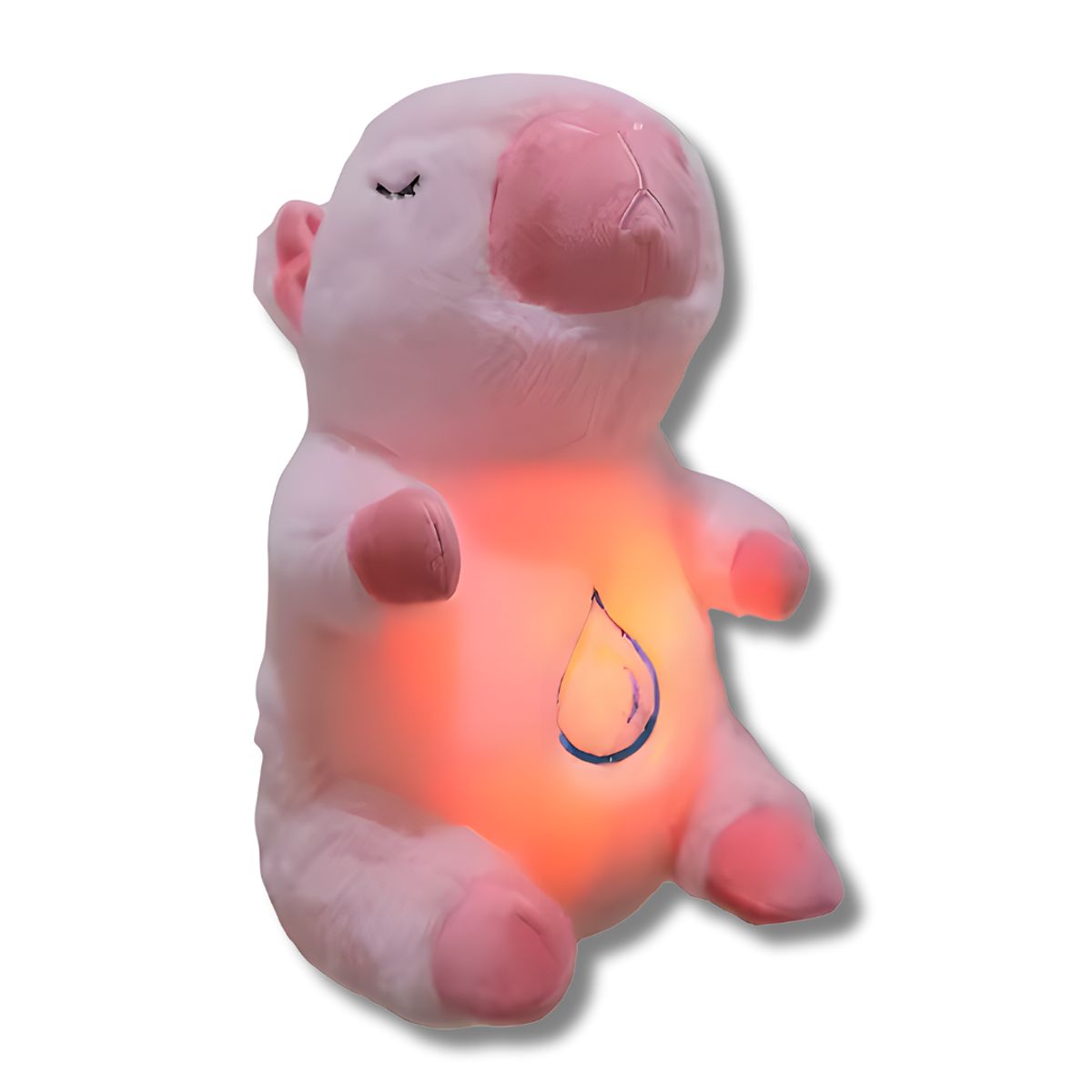 GENERICO - Peluche capibara dormilon - rosado