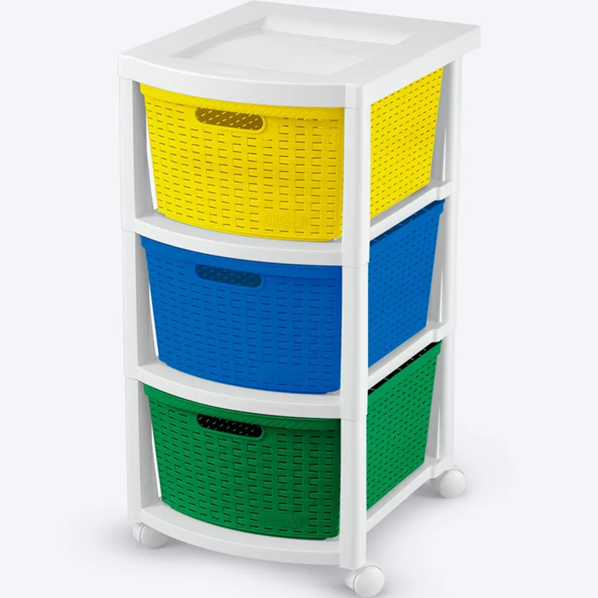 RIMAX - Cajonero Apariencia Rattan Rimax 3 Gavetas Aventure Niño 14004