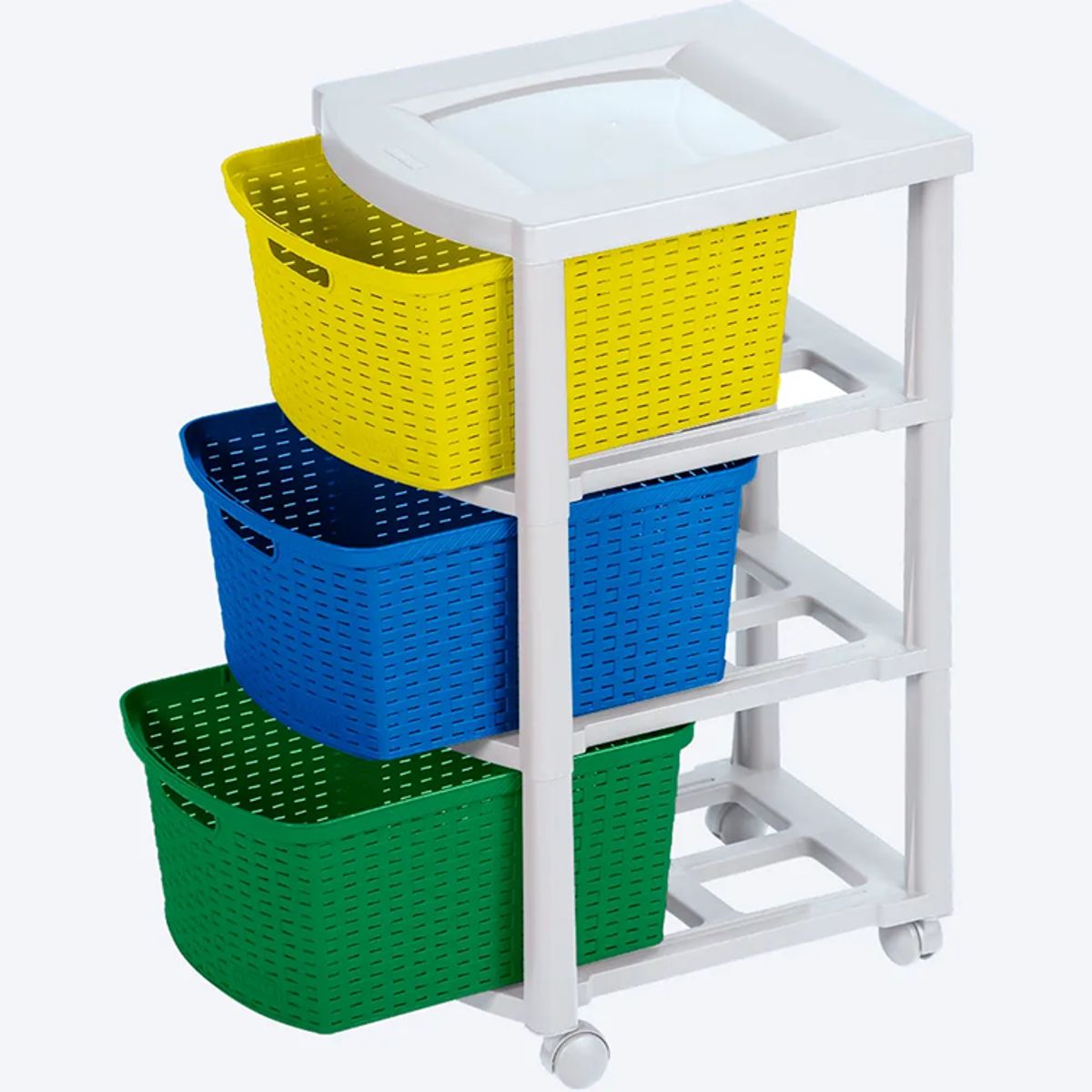 RIMAX - Cajonero Apariencia Rattan Rimax 3 Gavetas Aventure Niño 14004