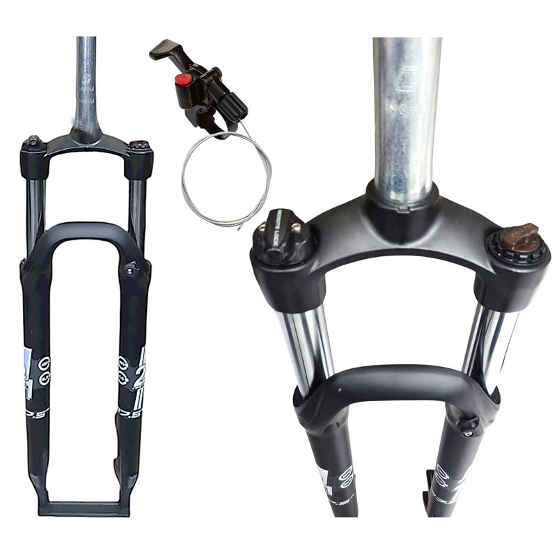 GW - Tenedor suspensión gw 27.5 bloqueo remoto freno disco mtb