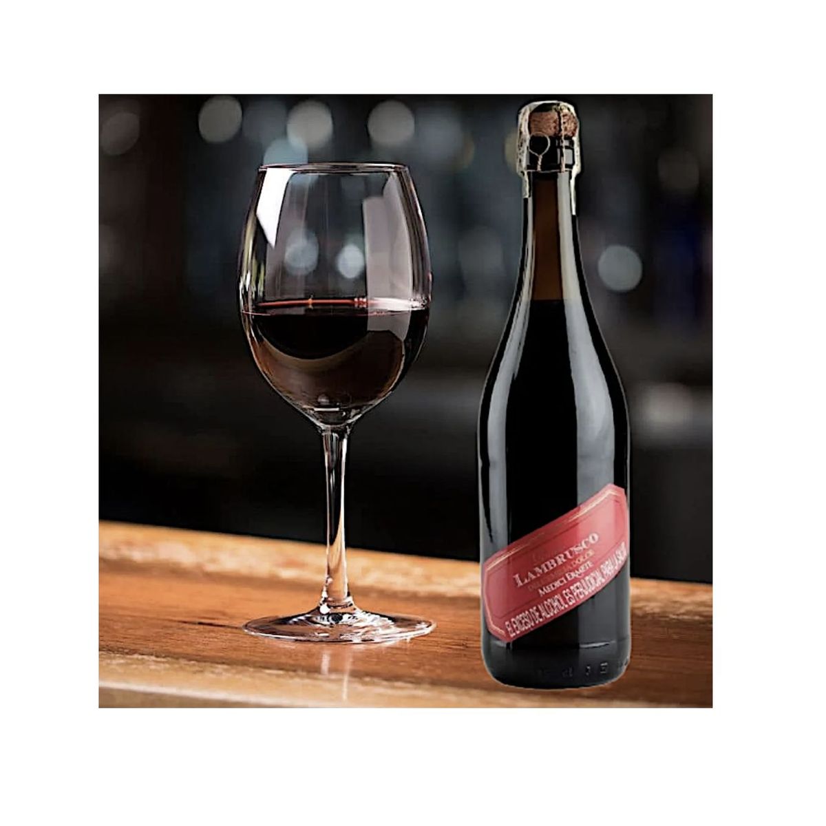 LAMBRUSCO - Vino Lambrusco Dell Emilia Rosso 750ml