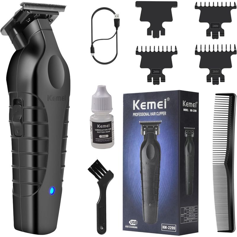 KEMEI - Maquina Patillera Inalambrica Kemei 2299