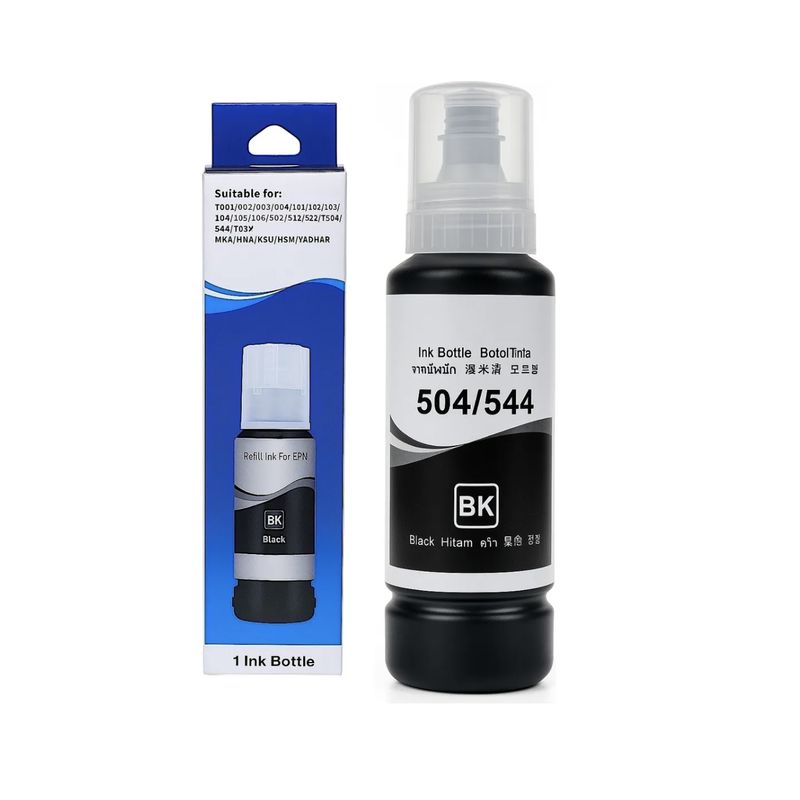 GENERICO - Tinta Para Impresora Epson 504 544 Negro