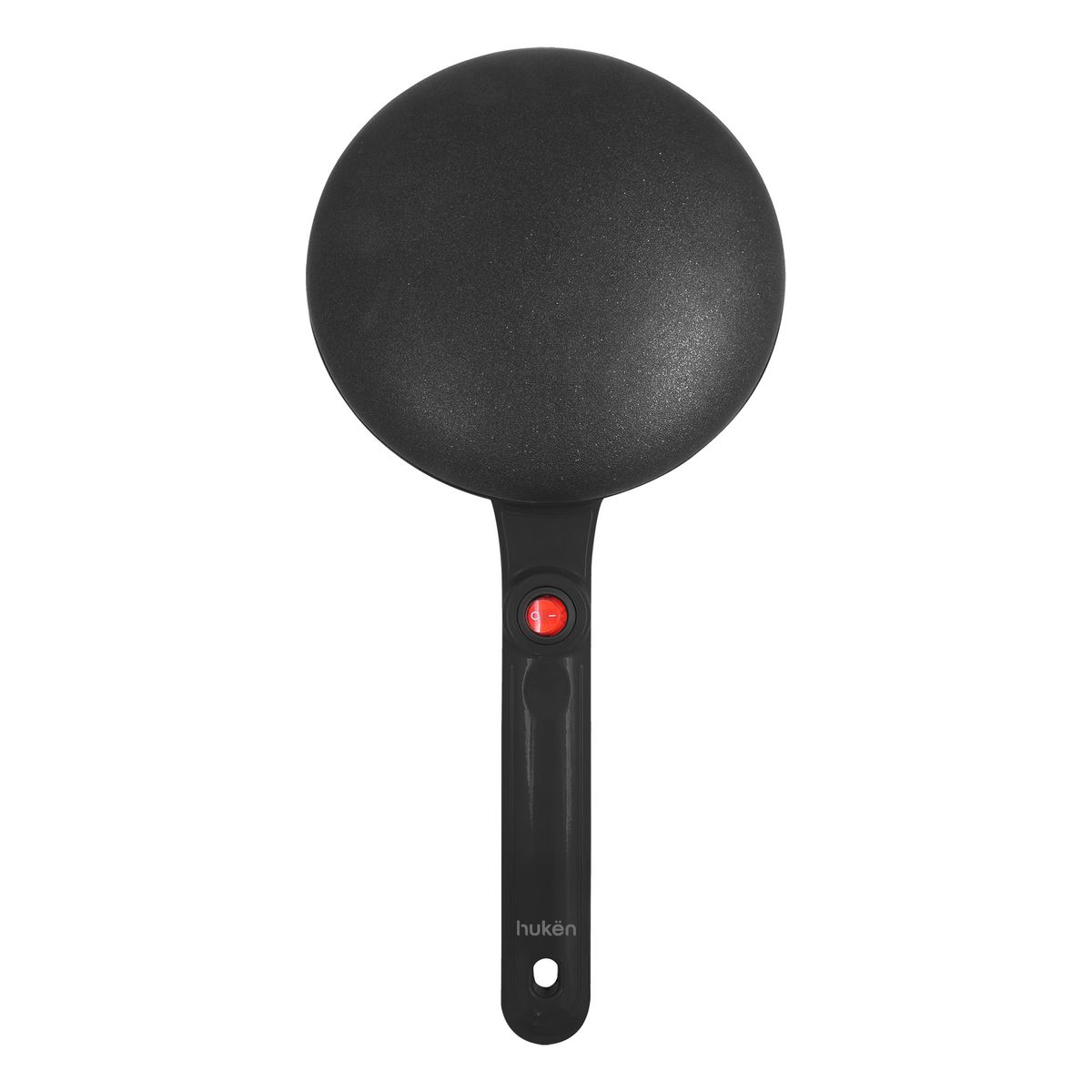 HUKEN - Crepera Eléctrica Portátil Easy-Cook Negro Hukën