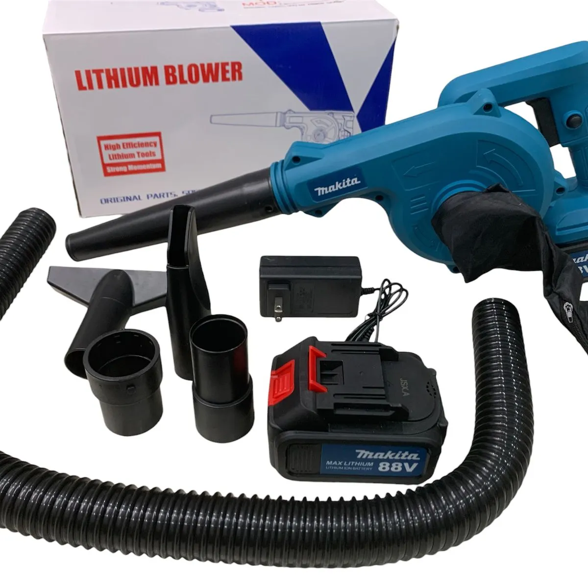 AS - Sopladora Aspiradora Inalambrica 2 En 1 Potente Profesional