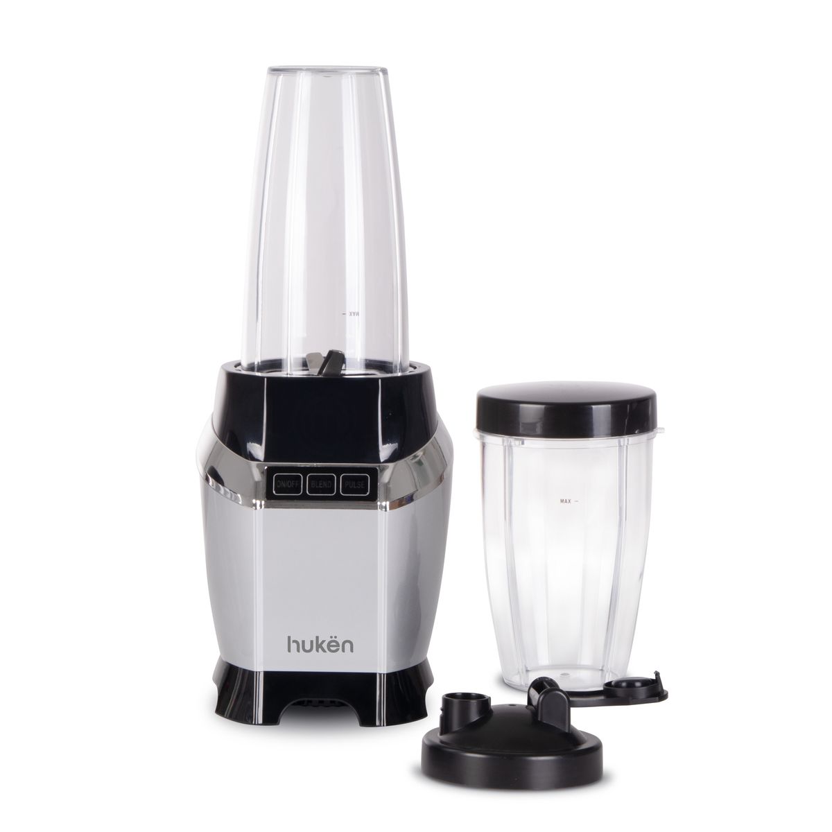 HUKEN - Licuadora Y Procesador Nutri-Blender Max 1000w Acero Hukën