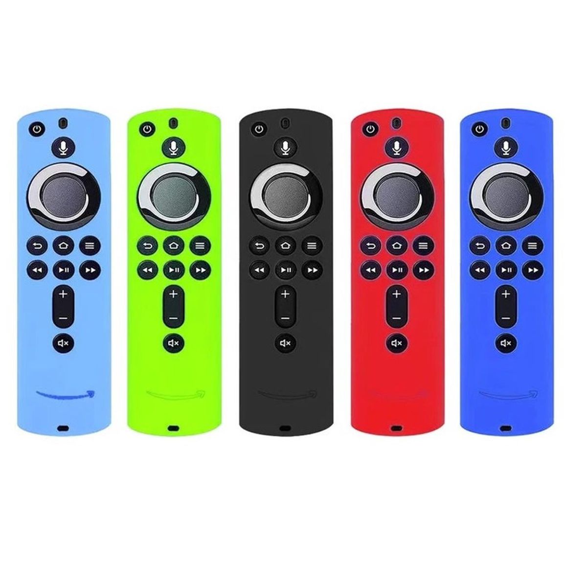 GENERICO - FORRO PROTECTOR CONTROL AMAZON FIRE TV STICK 2DA GEN, FUNDA ROJO