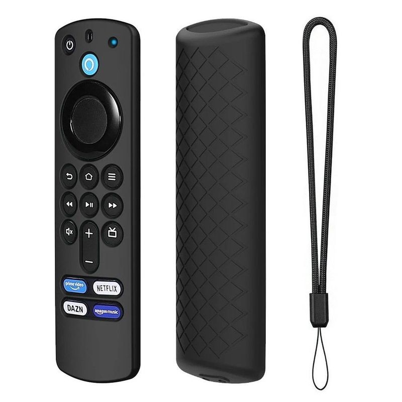 GENERICO - FUNDA FORRO PROTECTOR CONTROL AMAZON FIRE TV STICK 3RA GEN, NEGRO
