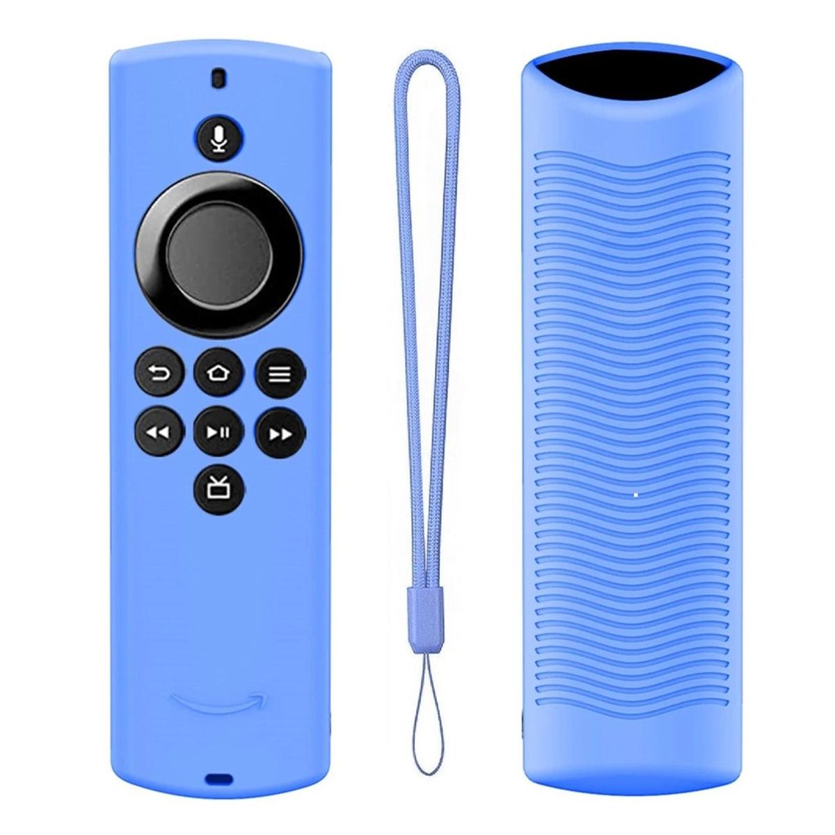 GENERICO - FUNDA FORRO PROTECTOR CONTROL AMAZON FIRE TV STICK LITE, AZUL LUMINISCENTE