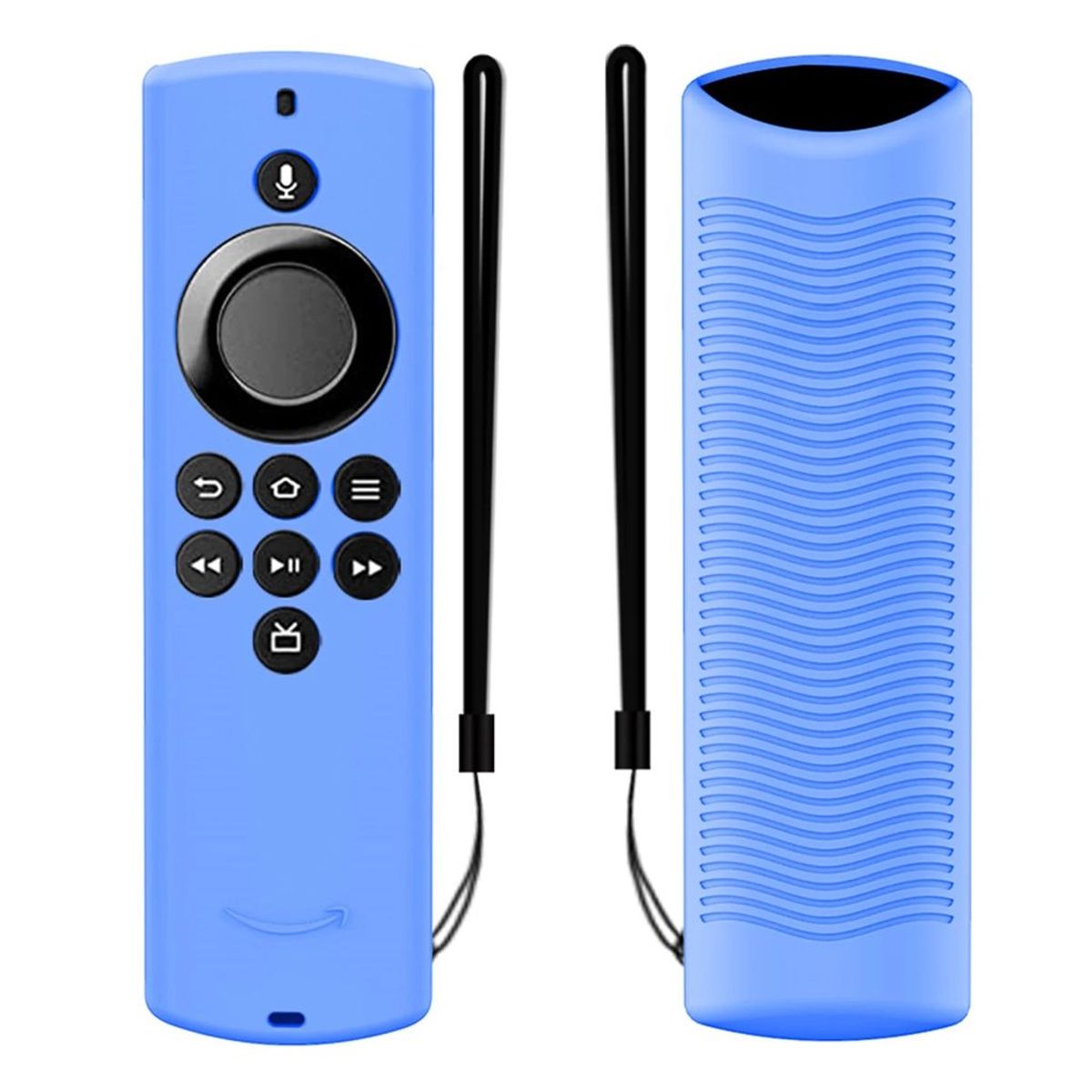 GENERICO - FUNDA FORRO PROTECTOR CONTROL AMAZON FIRE TV STICK LITE, AZUL LUMINISCENTE