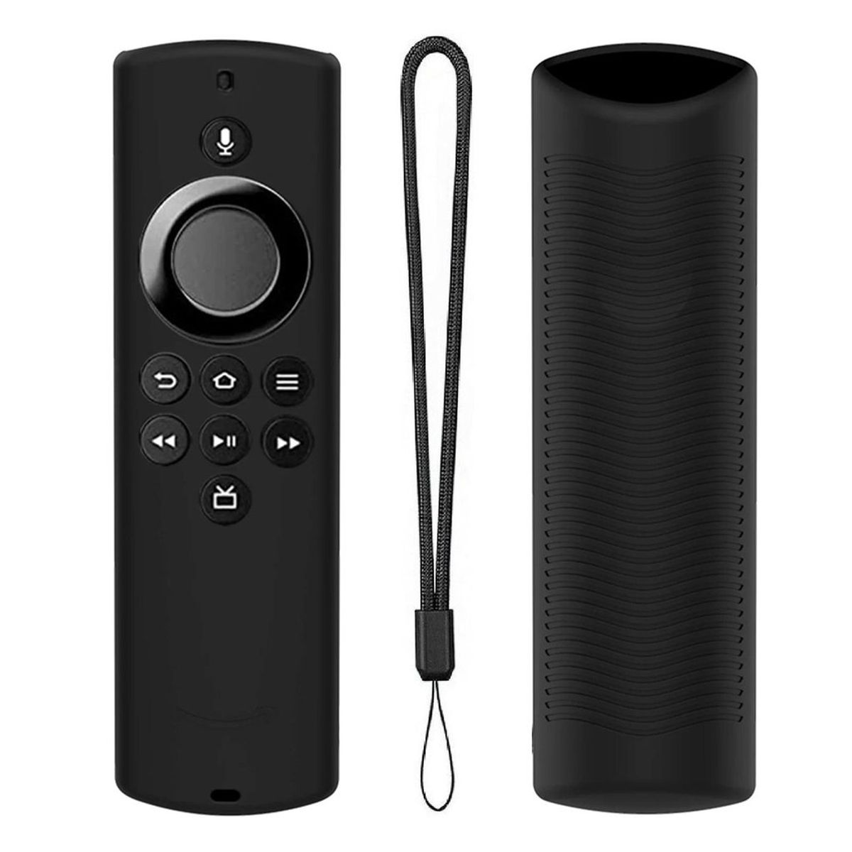 GENERICO - FUNDA FORRO PROTECTOR CONTROL AMAZON FIRE TV STICK LITE, NEGRO