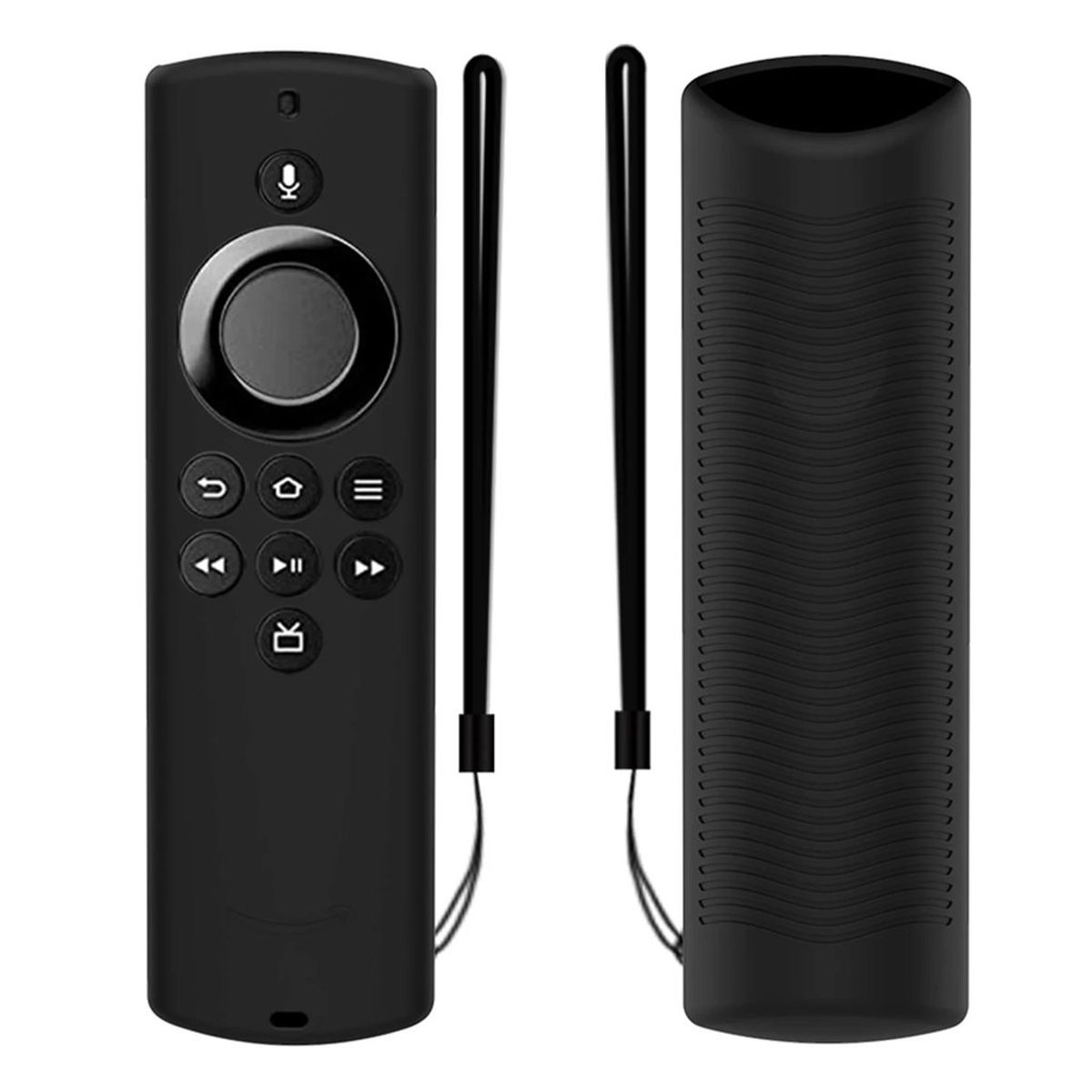 GENERICO - FUNDA FORRO PROTECTOR CONTROL AMAZON FIRE TV STICK LITE, NEGRO