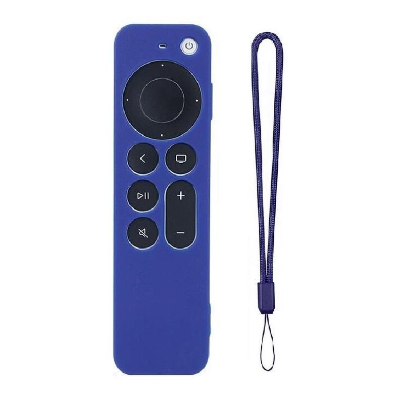 GENERICO - FUNDA FORRO PROTECTOR CONTROL APPLE TV 2DA Y 3RA GENERACIÓN, AZUL OSCURO