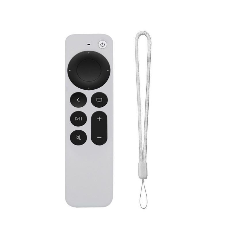 GENERICO - FUNDA FORRO PROTECTOR CONTROL APPLE TV 2DA Y 3RA GENERACIÓN, BLANCO