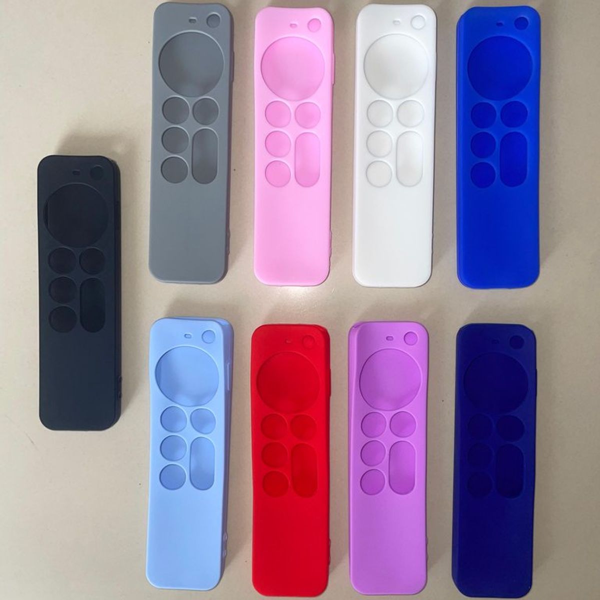 GENERICO - FUNDA FORRO PROTECTOR CONTROL APPLE TV 2DA Y 3RA GENERACIÓN, BLANCO