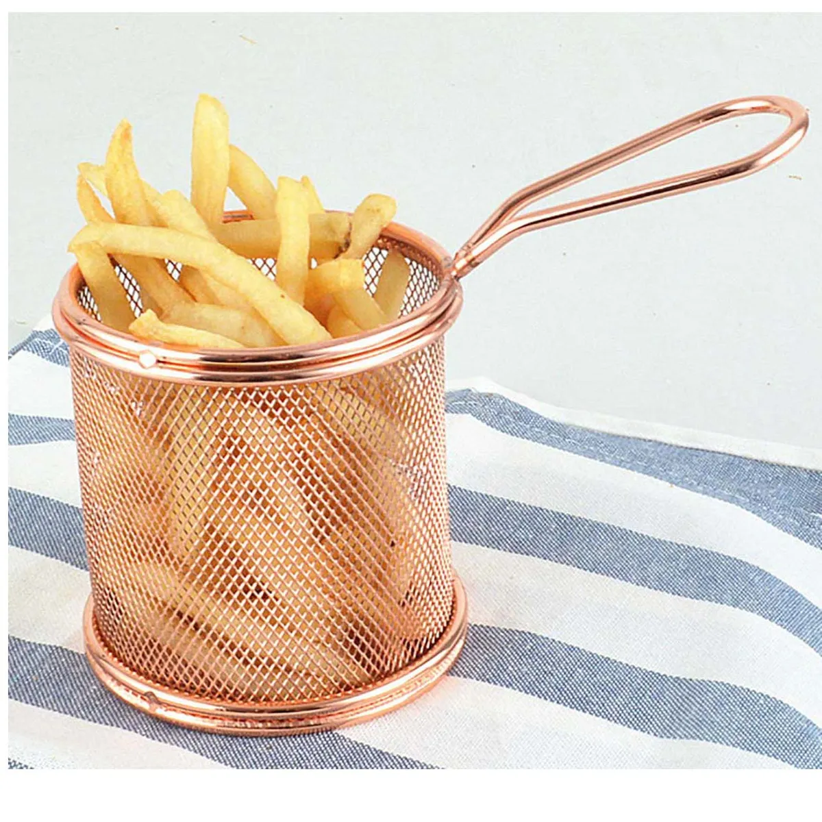 ALUMAR - CANASTA ACERO INOXIDABLE CHIP COLOR 85 CMS