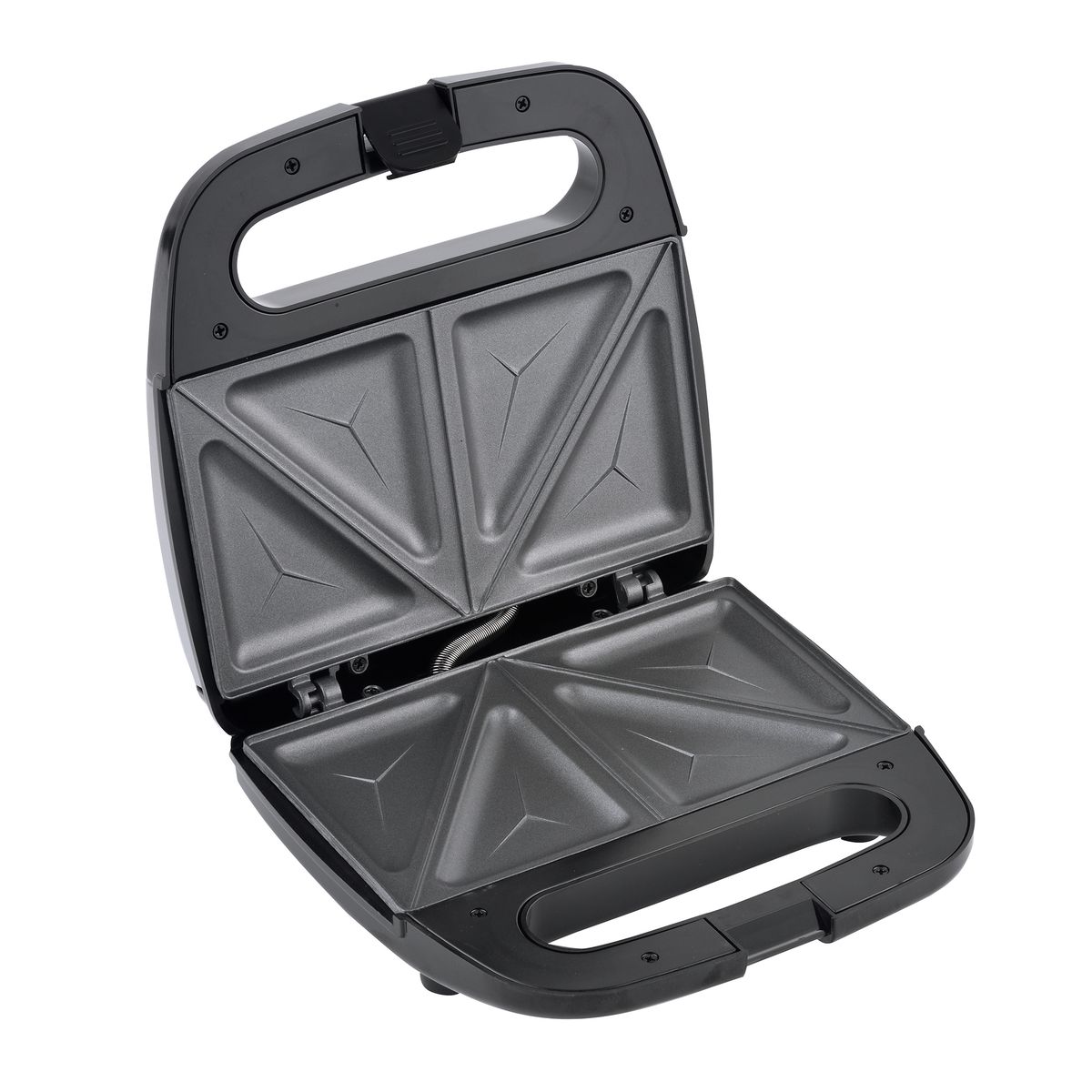 HUKEN - Sandwichera Eléctrica Heat+ Acero 2 Rebanadas Hukën