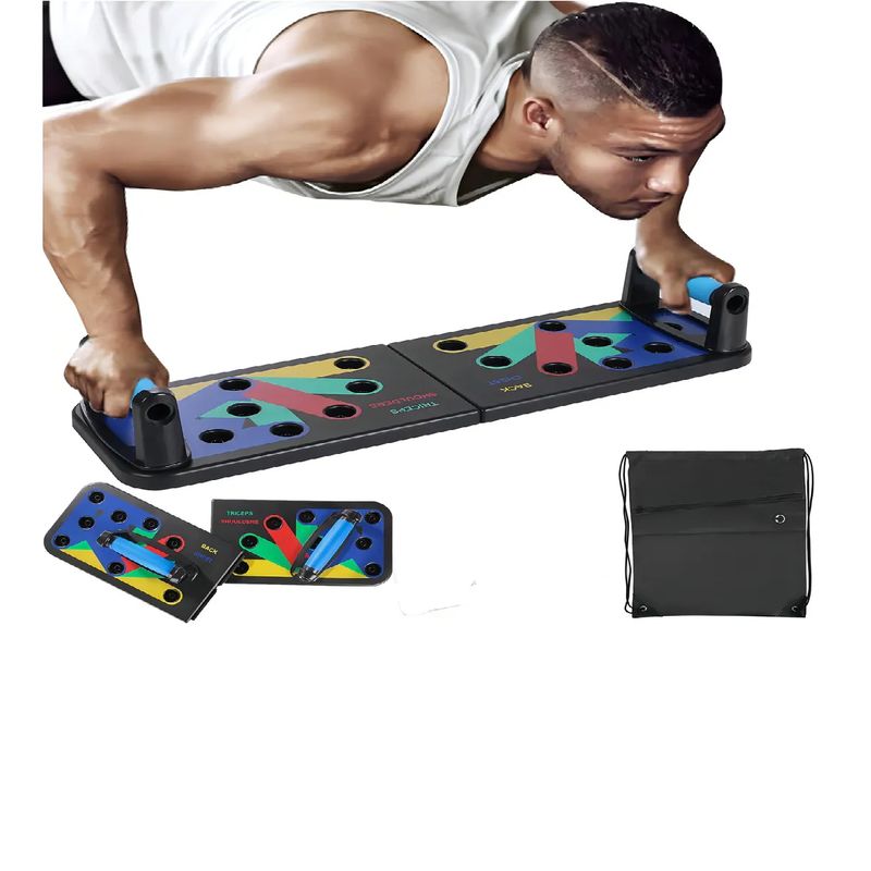 SKY - Push Up Tabla Flexiones Ejercicios Negro