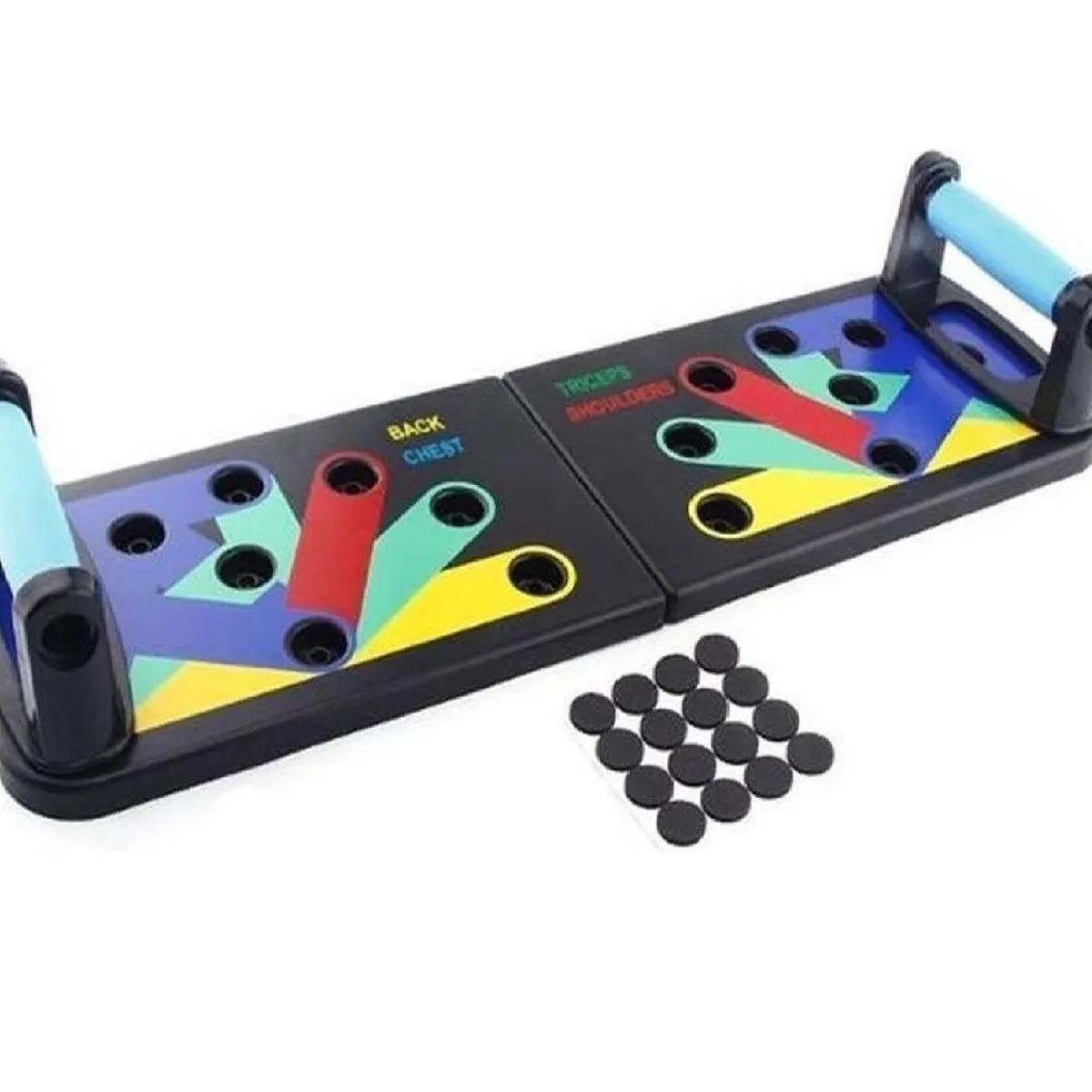 SKY - Push Up Tabla Flexiones Ejercicios Negro
