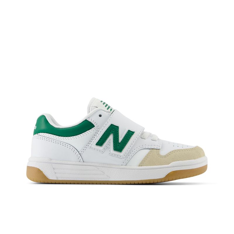 NEW BALANCE - Tenis Deportivos New Balance 480 Blanco/Verde Niños
