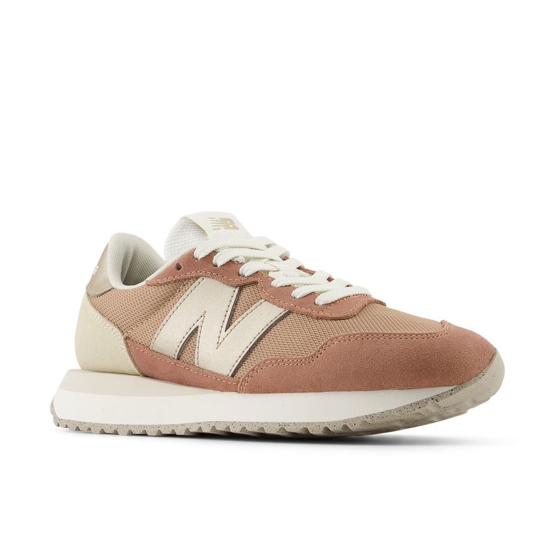 NEW BALANCE - Tenis Deportivos Marca New Balance 237 Original Café Mujer