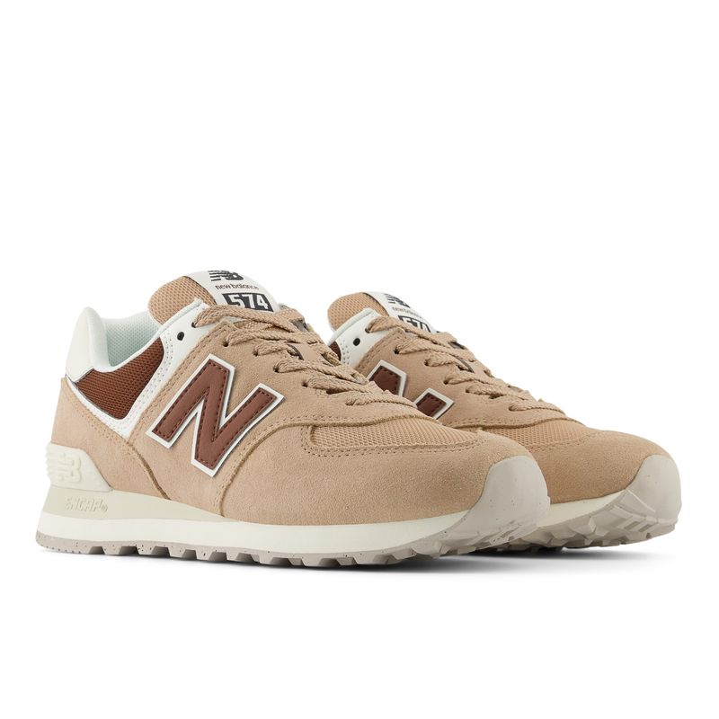 NEW BALANCE - Tenis Deportivos New Balance 574 Original Rosa/Beige Mujer