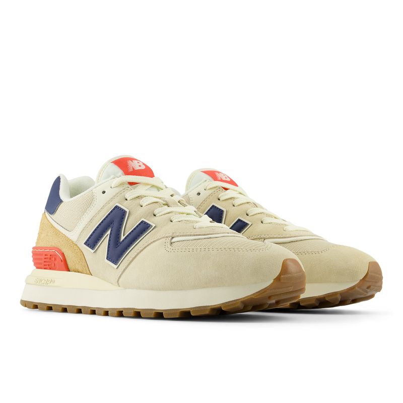 NEW BALANCE - Tenis Deportivos New Balance 574L Original Beige Hombre