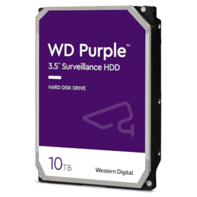 WESTERN DIGITAL - Disco Duro 10TB WD Purple SATA 35” para Videovigilancia PC