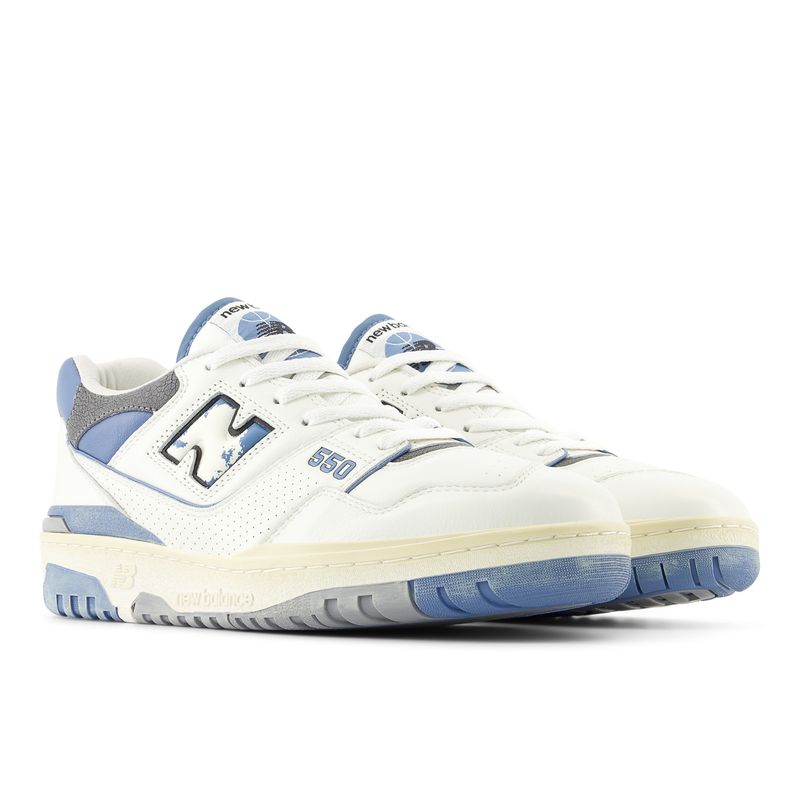 NEW BALANCE - Tenis Deportivos New Balance BB550VTE Original Blanco Hombre