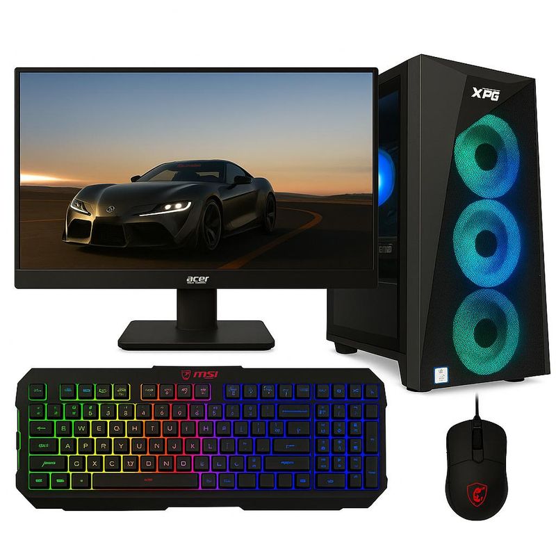 AMD - Computador Gamer Ryzen 5 5600GT T video 3050 6gb Ssd 1tb Ram 32Gb Monitor 24