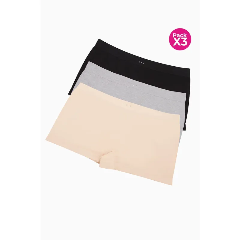 LILI PINK - Panty bóxer tecnologia seamless paquetería x3