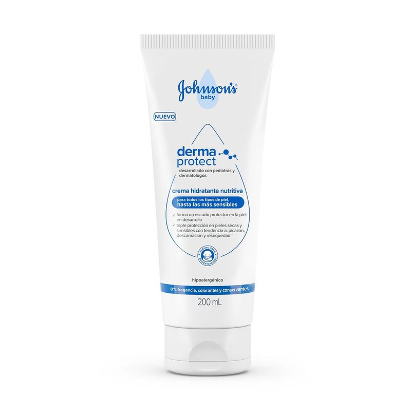 JOHNSON'S BABY - Crema Corporal Bebé JOHNSONS Derma Protect x 200 ML