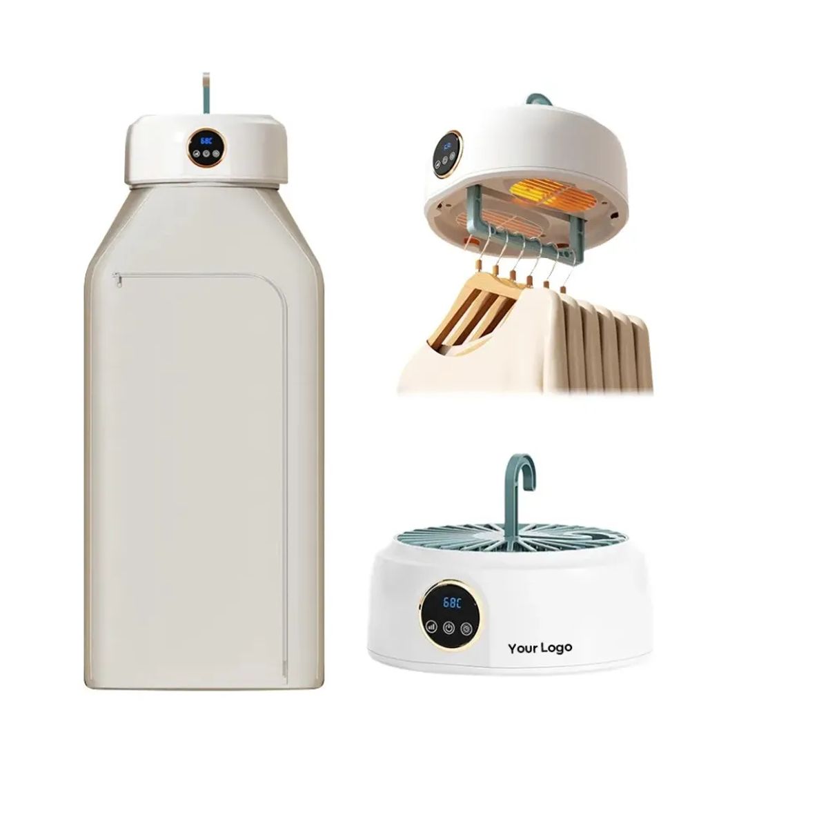 SKY - Secador De Ropa Plegable Eléctrico Portátil Tendedero