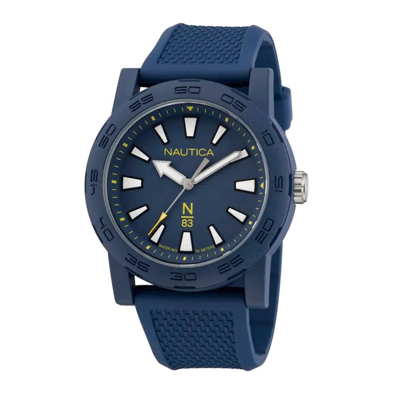 NAUTICA - Reloj Análogo Nautica Original Deportivo NAPATF202 Color Azul para Hombre