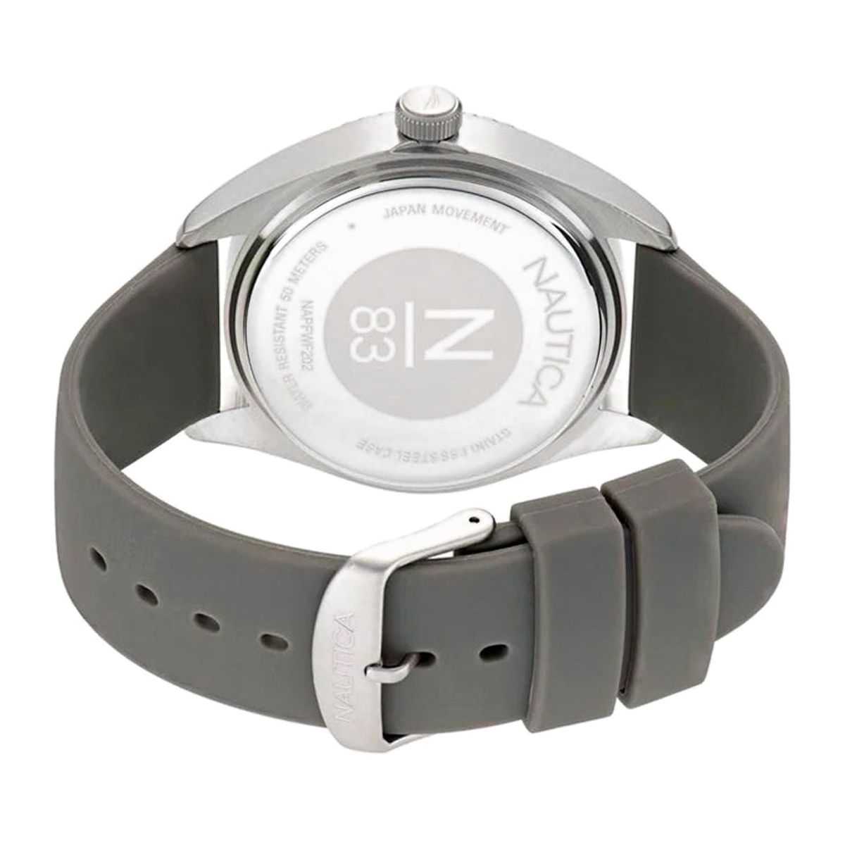 NAUTICA - Reoj Análogo Nautica Original NAPFWF202 Deportivo Color Gris  para Hombre